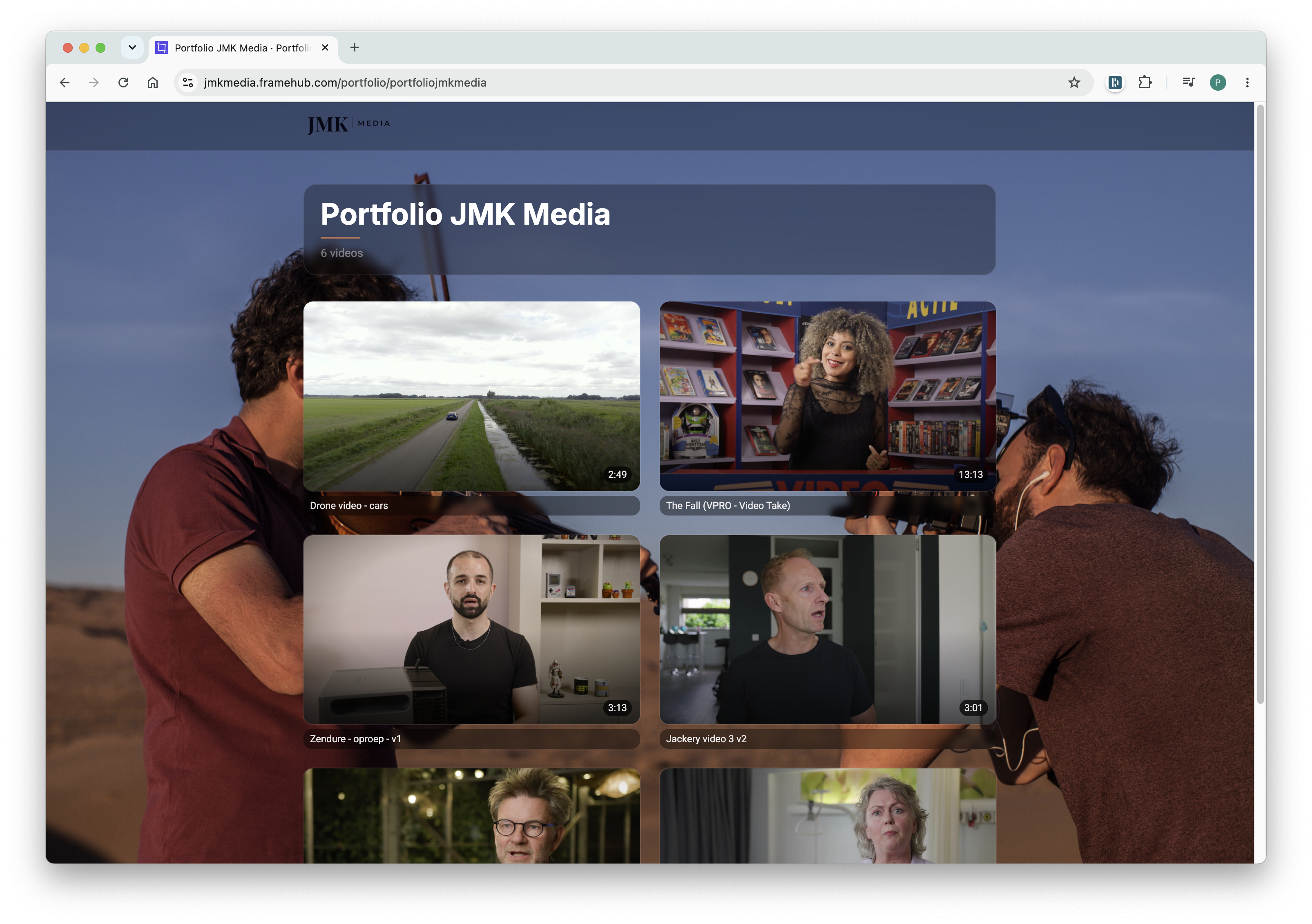 Framehub showcase page